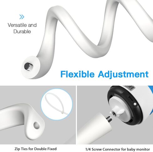 Baby Camera Clamp Mount for BOIFUN Baby 6T/ BOIFUN Baby 5S /BOIFUN Baby 2S(White, 1 Pack) in Saudi Arabia