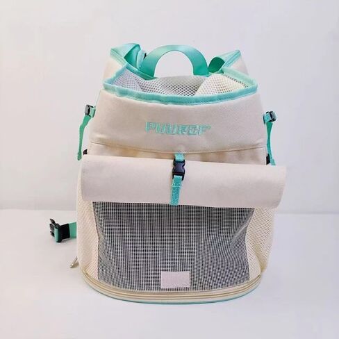Bag for Cats Chest Dog Backpack Small Dog cat go Out Bag Break Free Walk Dog Dirty pet Backpack Car (Black, Large) in Kuwait
