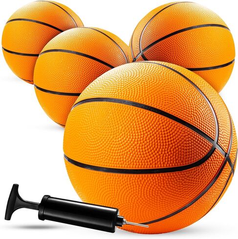 Mini Basketball - 7 Inch, Size 3 (Pack of 2)- Mini Hoop Outdoor Basketball Set & Indoor, For Small Basketball Hoops & Pool Basketball Parties - Kids Basketball Party Favors for Kids Arcade Basketball in Kuwait