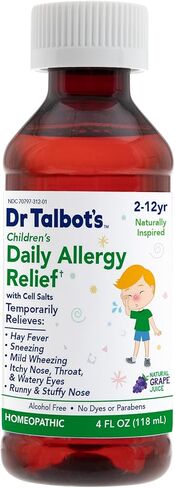 Dr. Talbot's Tummy Ache Relief Liquid Medicine, Naturally Inspired, for Children, Includes Dosage Cup, Apple Juice Flavor, 4 Fl Oz. (Packaging May Vary) in Kuwait