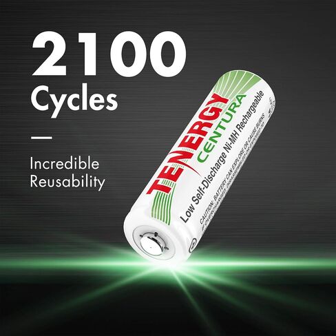 بطارية Tenergy Centura AAA NIMH قابلة لإعادة الشحن ، 800 مللي أمبير في الساعة انخفاض ذاتي تفريغ ثنائي بطارية ، 24 حزمة in Kuwait