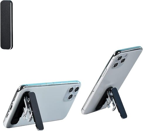 Mobile Phone Desktop Llazy Bracket Flat Back Support Shelf Multi-Functional Portable Aluminum Alloy Foldable Ssmall Bracket (Black) in Saudi Arabia