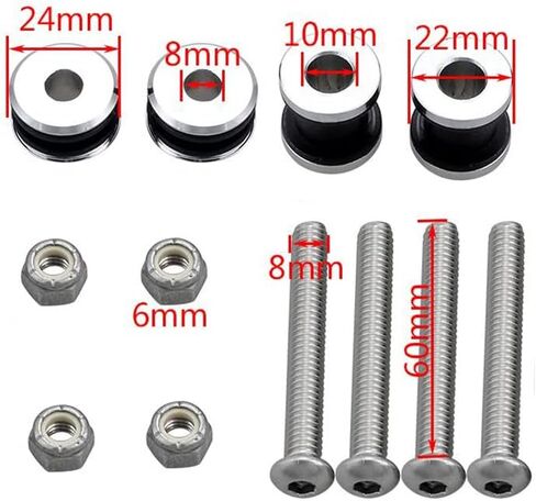 H-D Quick Release kit 52300285 Sissy Bar Detachable Two-Up Luggage Rack Docking Hardware Fit For Harley Street XG500 750 2015-2020 in Kuwait