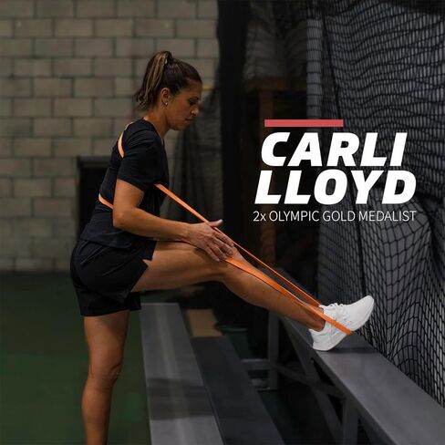 PowerNet Corbin Carroll Resistance Exercise Bands Bundle | Carry Bag Included | Color Coded Resistance Levels | Workout or Stretch | Great for Home or Gym | Multisport in Kuwait