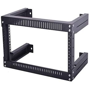 Wall Mount Rack 6U Adjustable Depth Open Frame 19Inch Server Equipment Rack Heavy Duty Patch Panel Bracket Network Equipment Rack (Adjustable 6U) in Kuwait