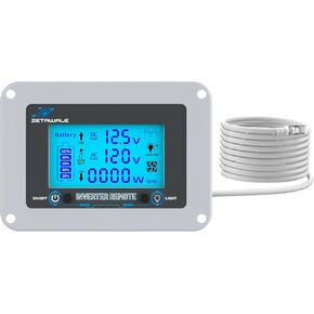 وحدة تحكم عن بعد سلكية مع شاشة LCD لنموذج ZateWale P1500W P2000W P3000W P4000W عاكس موجة جيبية نقية