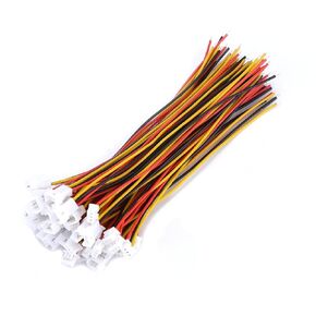 20 Sets/Pack Micro JST 1.25MM 3 Pin Male&Female Connector Plug with Wires Cables(3 Pin)