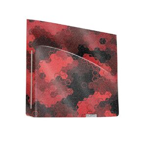 Carbon Fiber Gaming Skin Compatible with Sony Disc Drive for PS5 Digital Edition Consoles - Camo Hexadots - Premium 3M Vinyl Protective Wrap Decal Cover | Crafted in The USA by MightySkins