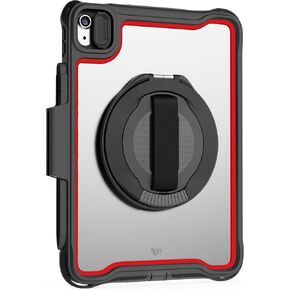 Tech21 EvoMax for iPad 11" (2022-2025) - Rugged Military-Grade Protection - Handstrap - 360 Integrated Kickstand - Black