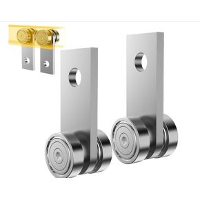 HZG 2 Wheel Trolley Assembly Rollers, Two Bearing Trolley Assembly for 1-5/8" Wide and All 1-5/8" or Taller Strut Channel, Trolley Roller Garage Pulley System Hoist System(20 Sets)