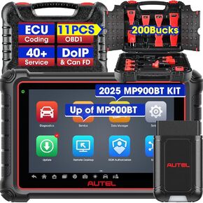 2025 Autel MaxiPRO MP808S-TS Bidirectional Tool: 2-Years Free Update OBDII Scanner w/PMS Programming, Active Test, 31+ Service, All System Scan, ECU Coding as MP808BT Pro MP900TS MS906TS MS906 Pro-TS