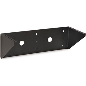 رف رف - جدار قابل للتركيب ، تحت قابلة للتركيب - أسود - 4U - 19 "