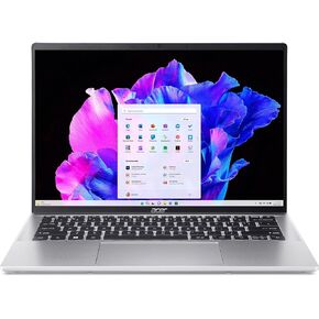 جهاز الكمبيوتر المحمول Acer | سويفت | 14 "1920 x 1200 Touch IPS | Intel Core Ultra 7 Processor 155H 16 -Core | 16GB LPDDR5 | 512GB SSD | Windows 11 Home | Wi -Fi 6e - Backlit Keyboard - 1440p Camera - Silver Pure Silver