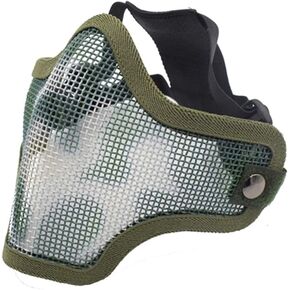 FQTANJU Half Mask Tactical Crusader 2G Airsoft Strike Steel