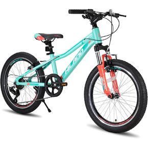 HILAND 20 26 27.5 Inch Mountain Bike for Women Girl, 7/21 Speed with Lock-Out Suspension Fork, Aluminum Frame MTB, Adult Ladies Womens Bike Mens Bicycle