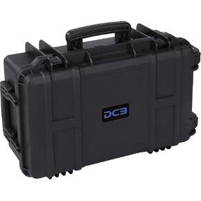 DCB Cases - Element 5453F | 22 x 13 x 9 Ext Dim | IP67 Waterproof | Pluck Foam Insert | Telescoping Handle | Rubberized Grips | Resin-Reinforced Injection Molded Plastic | Dual Lock Lid Latch | Wheels
