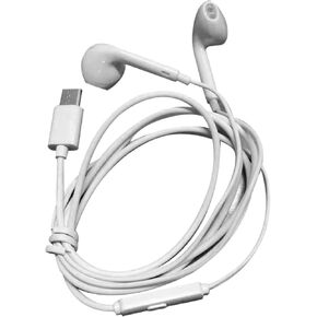 1Pc White Original Type-C Earphone Digital ,in Ear Headset Digital Earphone for Smartphone,USB Headphone Accessory Wired Control Noise Cancelling Compatible with Most Smartphones Headset Interface