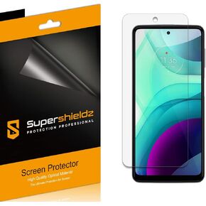 (6 Pack) Supershieldz Designed for Motorola Moto G Power (2022) Screen Protector, High Definition Clear Shield (PET)