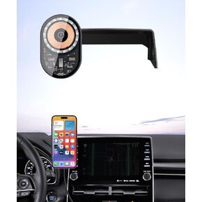 Wireless Charging car Phone Holder for Toyota Avalon 2019-2022 Accessories 9 inch Screen Fixed Clip,360° Rotation car Phone Mount Compatible with MagSafe