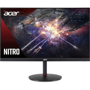 Acer Nitro XV272 Xbmiiprx 27" Full HD (1920 x 1080) IPS Gaming Monitor with AMD Radeon FREESYNC Technology, 240Hz, Up to 0.1ms, DisplayHDR400, 99% sRGB, (2 x HDMI 2.0 Ports & 1 x Display Port), Black