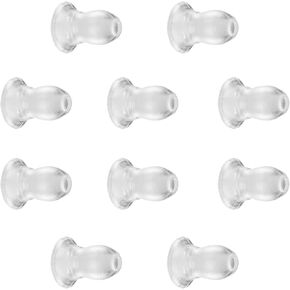 Replacement Silicone Mushroom Earbud EarTips for Acoustic Tube Earpieces (Nipple Tips Earbud)