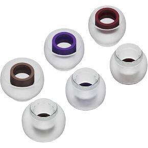 YINYOO TRI Clarion IEM Ear Tips, 6 PCS/3 Pairs Ear Bud Rubber Tips and CCZ DC01 Pro in Ear Monitor