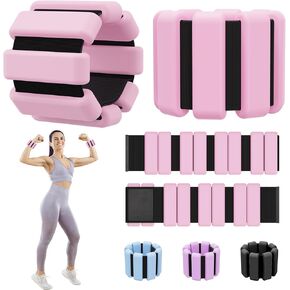 Wrist Weights for Women - Adjustable Ankle Weights Set of 2, Comfortable and Breathable, Wearable Strong Arm Weights Ankle Wrist Weights for Yoga Dance Walking Volleyball Pilate
