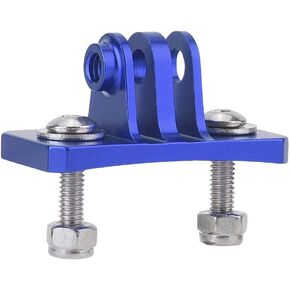 Skydiving Helmet Fixed Base Holder Adapter Mounts for 7/6/5/4/for/for XiaoYi/for DJI OSMO Action Cameras(Blue)