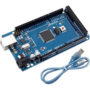 لوحة Mega R3 مع Atmega 2560 وكابل USB ، متوافق مع مشاريع Arduino IDE