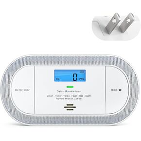 X-Sense Wi-Fi Plug-in Carbon Monoxide Detector with AAA Battery Backup, No-Cost App Notifications, XC0C-iA, 1-Pack