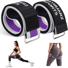 Booty Bands for Working Out, Blood Flow Restriction Bands for Women/Men, Adjustable Velcro Occlusion Resistance Bands BFR Training Bands for Glutes & Hip Building 2 Pack in Kuwait