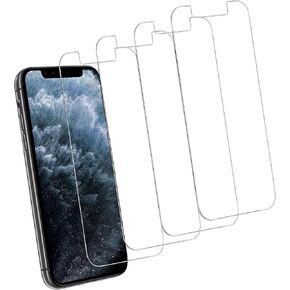4-Pack Screen Protector for iPhone 11 Pro Max, 9H Hardness Protection, Easy Installation, Zero-Bubble Tempered Glass Film for 11 Pro Max-6.5"
