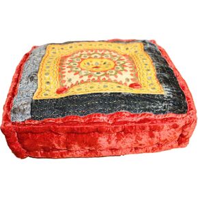 Yoga and Meditation Cushion - Hand Crafted. 16" Round (Varanasi) in Saudi Arabia