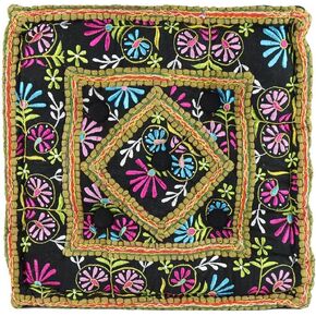 وسادة اليوغا والتأمل - مصنوعة يدوياً. جولة 16 بوصة (فاراناسي) in Kuwait