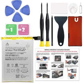 Fit for Pixel 3A Battery Replacement, with Installation Manual, G020E-B Battery for Google Pixel 3A with Repair Toolkit