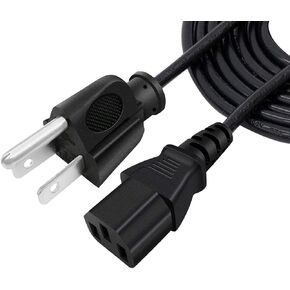 AC Power Cord Replacement for Star Micronics SP700 SP742 SP760M TSP100 TSP143U Receipt Printer 3 Prong IEC C13 Power Cable