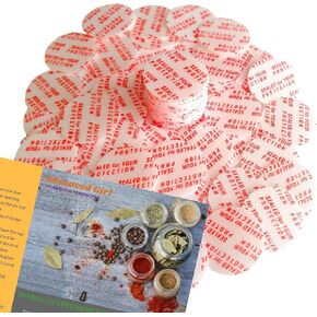 Torque Activated Pressure Sensitive Seals Cap Liners -20 mm (0.78") -50 PCS -Made in USA- for Glass & Plastic Bottles & Containers - No Induction Sealer Needed …