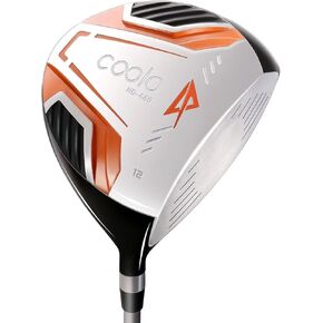 COOLO Golf Drivers for Beginners and Average Golfer, Regular/Seniors/Ladies Flex, Men&Petite Women, 10.5/12 Degrees, Right&Left Handed, 460CC.