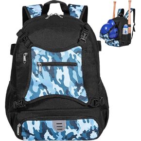 حقيبة بيسبول للأولاد والبنات خفيفة الوزن للشباب مع حجرة للأحذية وحامل خوذة خارجي متين ومقاوم للماء in Kuwait