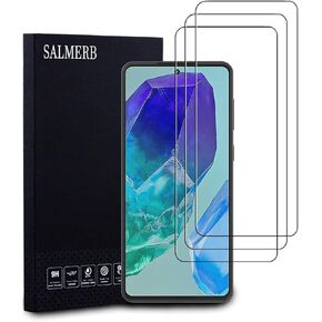 حماة شاشة Samsung Galaxy F55 (3 عبوات) ، فيلم زجاجي مقسى 9H لـ Samsung F55/M55 مضاد للخلع من شاشة الشاشة الزجاجية مضادة للقرع.