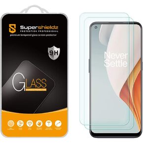 Supershieldz (2 Pack) Designed for OnePlus Nord N100 Tempered Glass Screen Protector, Anti Scratch, Bubble Free