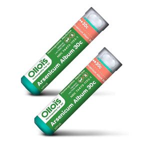 OLLOIS Arsenicum Album 30c Organic, Lactose-Free Homeopathic Medicine, 80 Pellets (Pack of 1)