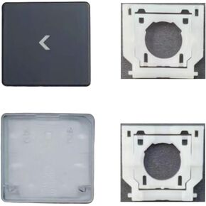 Replacement Left Arrow Keycap Keys and Hinges Compatible for Surface Laptop 3/4/5 13.5/15inch 1867 1868 1872 1873 1950 1951 1952 1953 Keyboard Left Arrow Key Cap (Black)