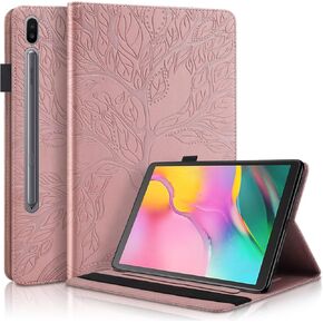 Case for Samsung Galaxy Tab S8 2022/S7 2020 11 Inch Case PU Leather Folio Stand Cover Shell with Pencil Holder Multi-Angle Viewing for SM-T870/T875/X700/X706 Tablet - Turquoise