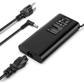 135W Laptop Charger for HP Spectre X360 15 15t-df100 15-df000 16 16t-f100 16-f000 Series HP Pavilion Gaming 15 17 ec0013dx 15-ec0751ms Omen 15 17 Envy 13 14 AC Power Adapter Supply Cord