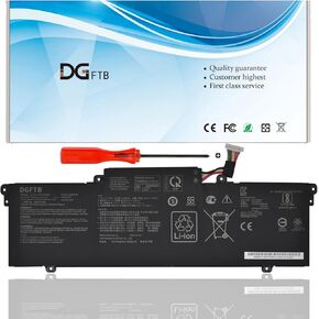 C31N1914 Laptop Battery for Asus ZenBook 13 UX425UG ZenBook 14 Ultralight UX435EAL Zenbook 14 UM425QA UX435EA UX435EG UX435EG-AI039T 0B200-03730100 3ICP6/70/81 (11.61V 63Wh/5427mAh)