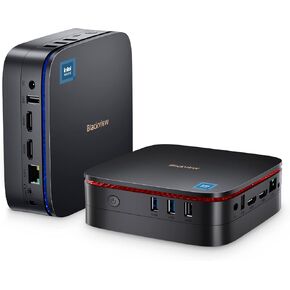 Blackview MP60 Mini PC Intel Twin Lake N150 (ترقية N100) كمبيوتر صغير ، 16 جيجابايت DDR4 512GB SSD ، Mini Desktop Computers تدعم 4K عرض HDMI المزدوج/WIFI/BT4.2/USB3.2/Home/Home/Office