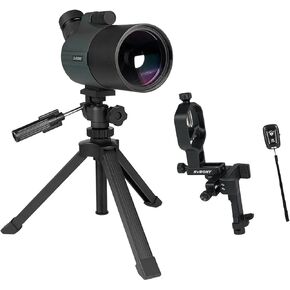 SVBONY SV41Pro Mak Spotting Scope Bundle with SV214 Pro 3-Axis Universal Smartphone Adapter for Target Shooting, Bird Watching