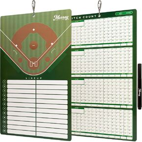 Murray Sporting Goods Baseball Team Colors Dry Erase Coaches Clipboard in Saudi Arabia