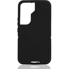 Replacement TPE Rubber Outer Skin Compatible with Otterbox Defender Case for Samsung Galaxy S22 Plus/S22+ Black